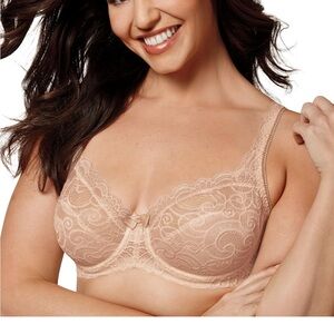 Playtex Lace Bra in Beige